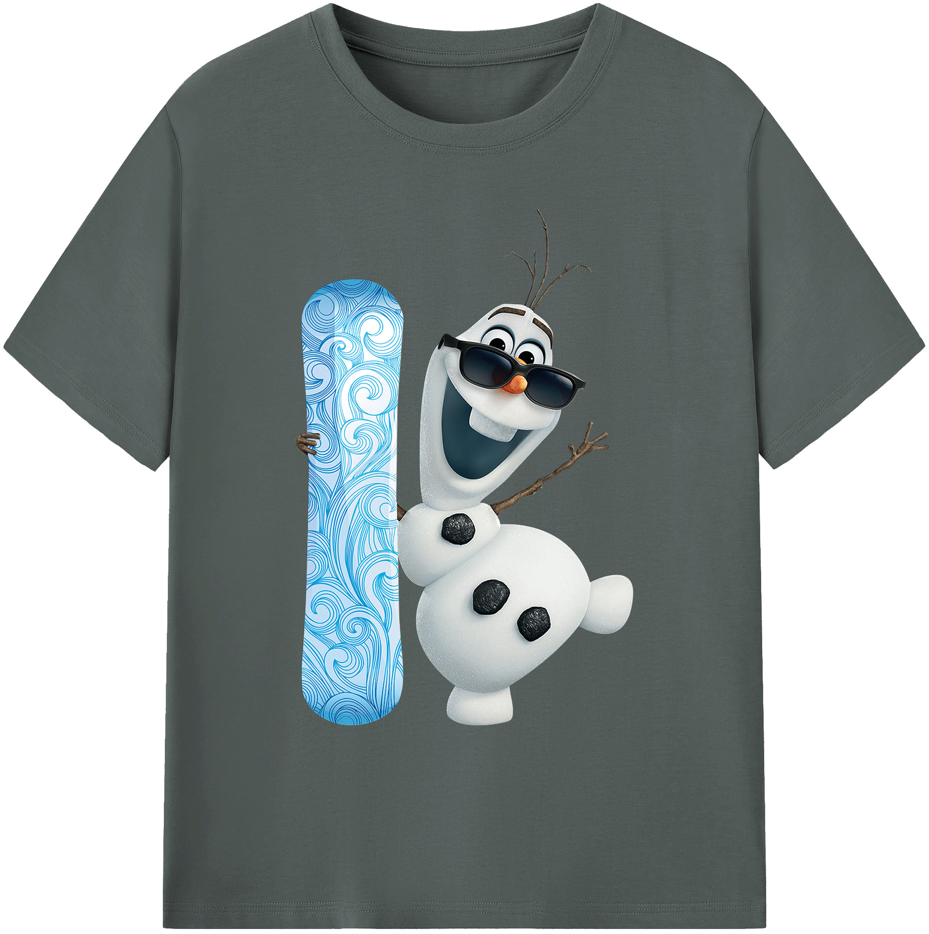（画像用） アナと雪の女王 アンナ エルサ Frozen Anna Elsa 綿100％ メンズ半袖Tシャツ｜肌触りやわらか＆通気性